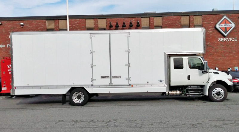 2025 INTERNATIONAL MV 607 SUPER CAB VAN.
